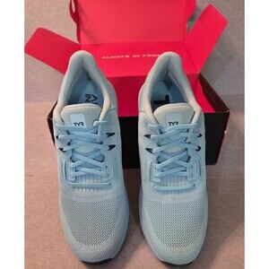 TYR Techknit RNR-1 Running Shoes Sky Blue Men's Size 14 NEW IN BOX